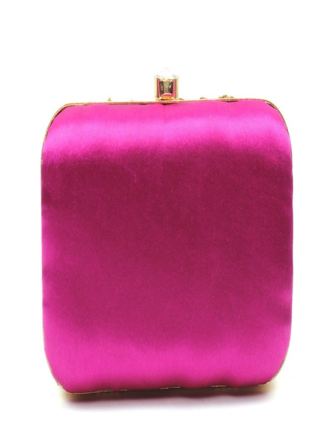 DUCHESS Women & Girls Wine Box Clutch - Image 3